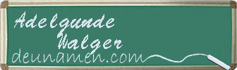 Adelgunde Walger Visitenkarte